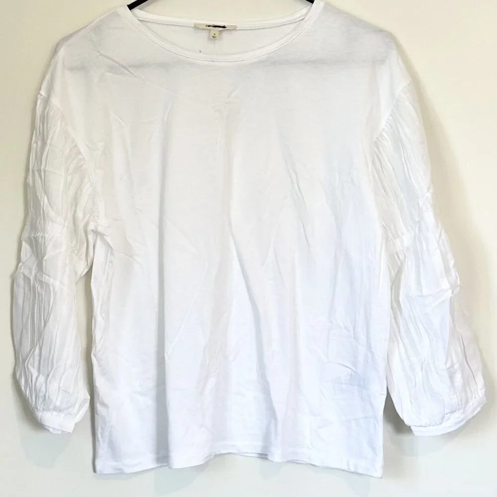 Madewell white puff